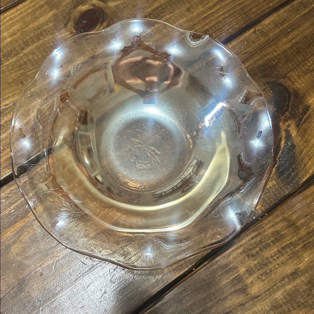 1950’s florgold carnival glass bowl